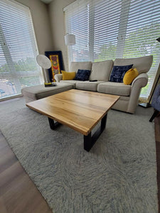 Modern contemporary wood coffee table