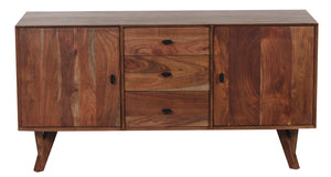 Modern Acacia Sideboard | Mid-Century Dining Room Buffet