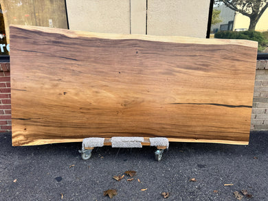Live Edge Acacia Wood Dining Table Top – Single Slab 99″ × 47″ | Solid Acacia Slab, Natural Edge Dining Table FA51-9947