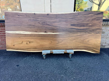 Live edge acacia wood slab dining table top 99x44 inches, solid acacia hardwood with natural edge, modern rustic dining table surface, premium large wood slab for custom furniture