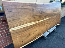 Handcrafted acacia live edge slab, 99x44 inch dining table surface, natural wood table top for custom dining and conference tables