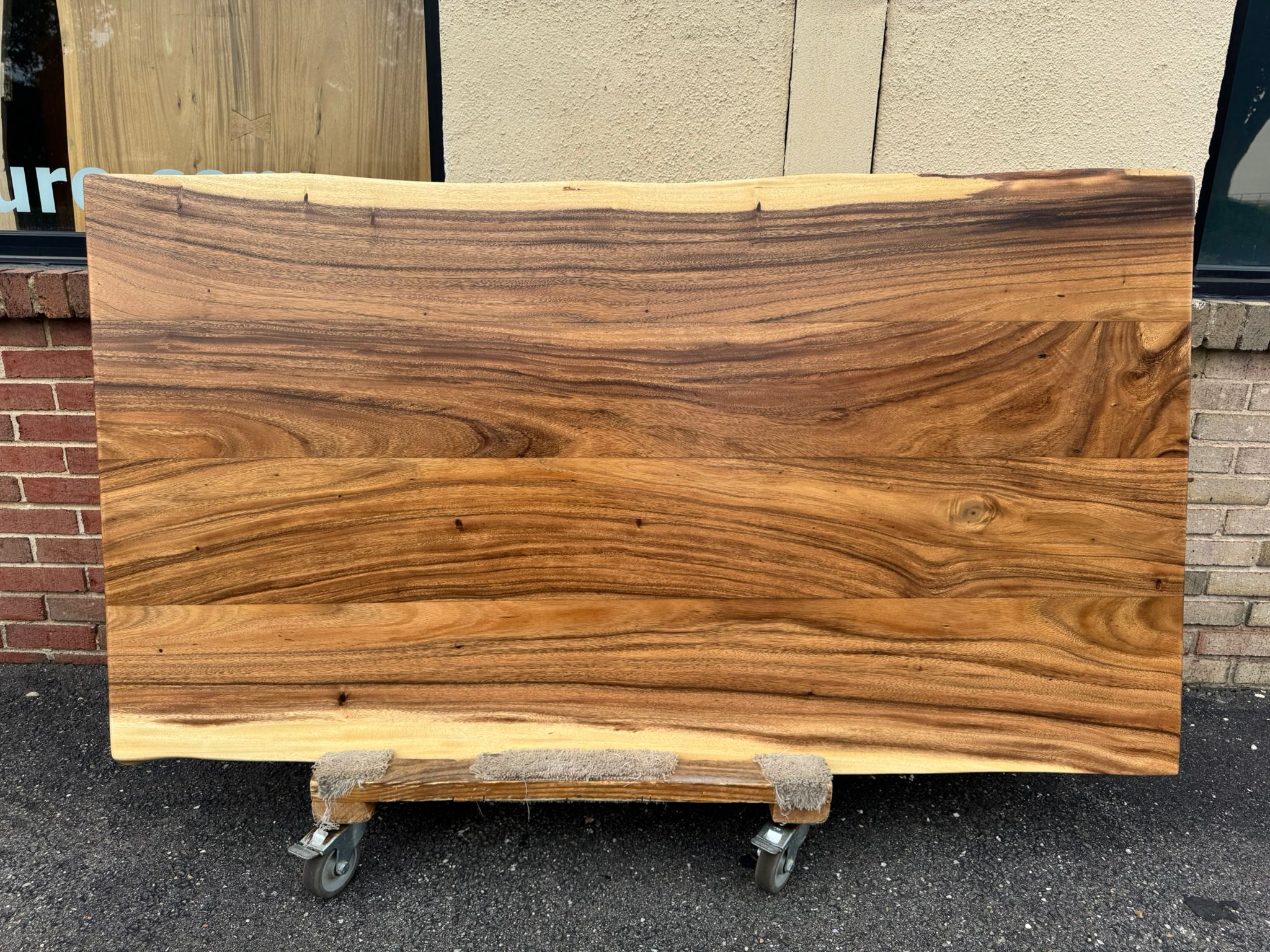 Live Edge Acacia Wood Dining Table Top – Natural Beauty Meets Modern Craftsmanship FA17-6839 68