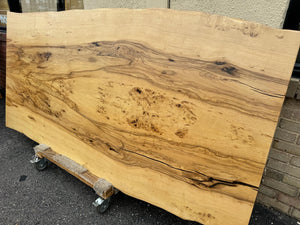 Live Edge Bookmatched Ash Wood Table Top – Natural Elegance for Modern Spaces Ash2-8742