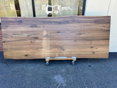 Elevate your design projects with a live edge walnut wood slab dining table top—rich grain, natural edges, and timeless elegance for luxury interiors.