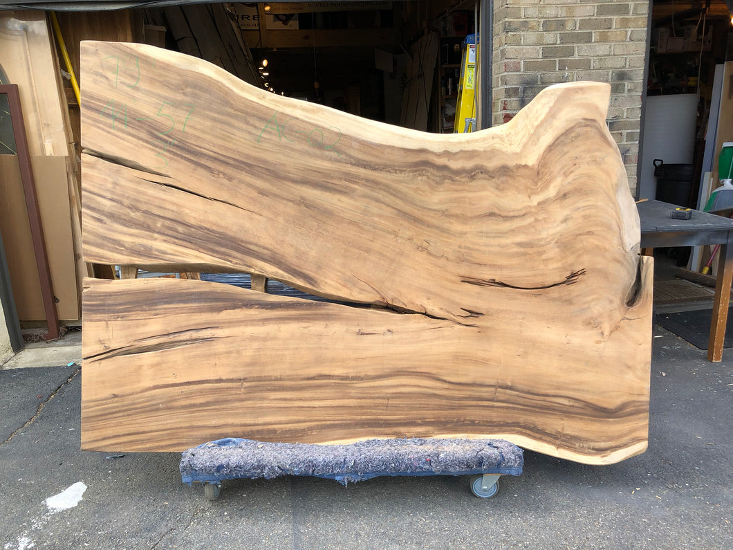 Live edge acacia wood slab 44-57