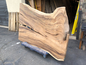 Live edge acacia wood slab 44-57" wide X 79" long X 3" thick AC-02