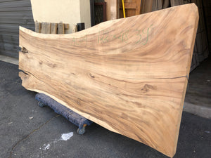 Live edge acacia wood slab 39-48" wide X 122" long AC-04