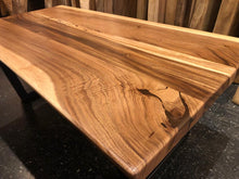 Live edge acacia wood coffee table 46" wide x 23-24" depth