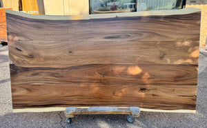 Live Edge Acacia Wood Slab Dining Table Top – Handcrafted, Solid Hardwood FA67-7944 79"x44"