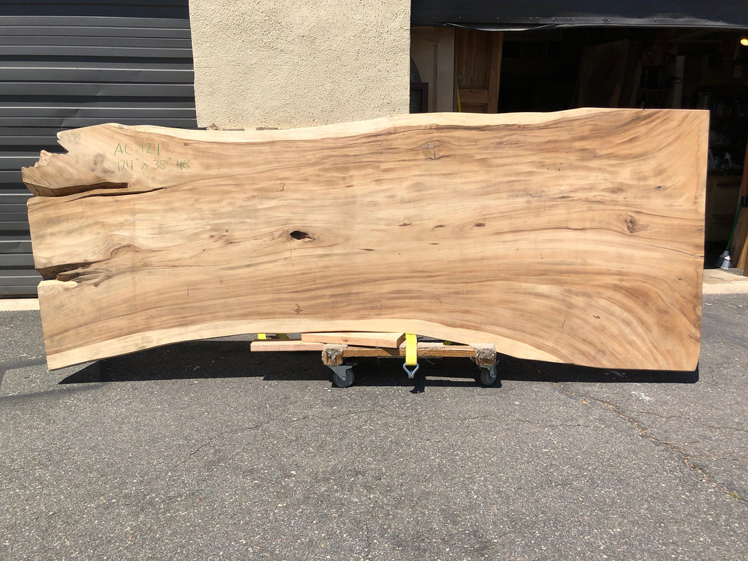 Live edge acacia wood slab 38-48