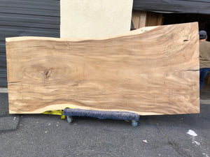 Live edge acacia wood slab 45-56" wide X 118" long X 4" thick AC-01