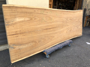 Live edge acacia wood slab 41-46" wide X 118" long AC-06