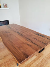 Live edge wood contemporary modern dining