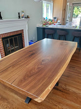 Live edge acacia wood dining table modern contemporary living
