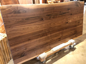 w86-6031 Live edge walnut wood table top