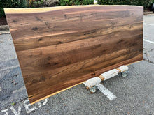 Live edge walnut wood slab for dining table top 84" x 40" WN002-8440