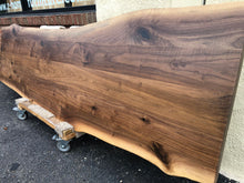 live edge walnut wood dining bar table top
