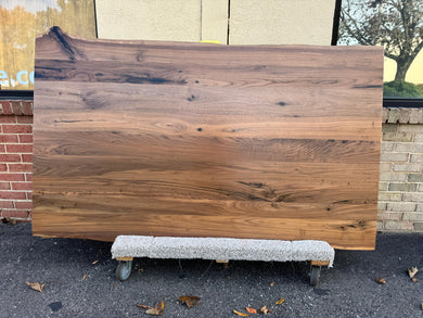 Live Edge Walnut Wood Dining Table Top – 72″ × 41″ | Solid Walnut Slab with Natural Edge Finish WN005-7241