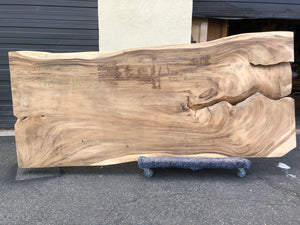Live edge acacia wood slab 48-53" wide X 118" long AC-08