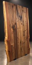 84 x 42 inch live edge walnut dining tabletop with rich natural grain, knots and organic edges – Northern Virginia