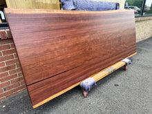 Live Edge Purpleheart Wood Slab Dining Table Top – Luxury Solid Hardwood Furniture 96"x38" P04