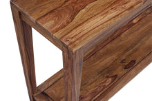 Sienna solid sheesham wood console table with tapered legs - R-Home Furniture Northern Virginia