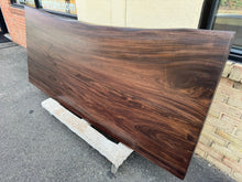 Large 85 x 38 inch live edge acacia hardwood slab, natural edge dining table top, premium wood surface for home or office furniture