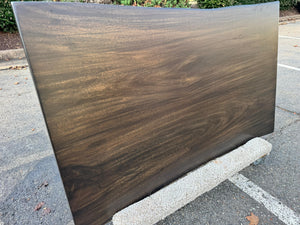 Live Edge Acacia Wood Dining Table Top – 67" x 39" – Onyx Finish FA105-6739