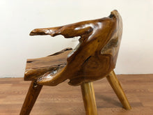 Teak root wood chair freeform live edge