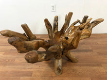 Teak wood root coffee table