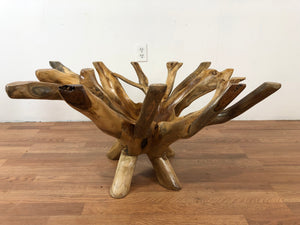 Teak wood root coffee table 35 X 24 (B)