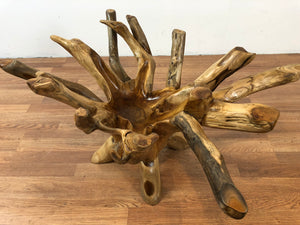 Teak wood root coffee table 35 X 24 (B)