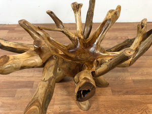 Teak wood root coffee table 35 X 24 (B)