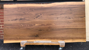 w88-6030 Live edge walnut wood table top 60x30