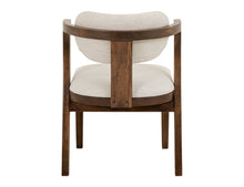 Modern Solid Wood Dining Chair with Upholstered Seat & Back – Walnut Finish | Alexandria VA Furniture Store