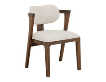 Modern Solid Wood Dining Chair with Upholstered Seat & Back – Walnut Finish | Alexandria VA Furniture Store