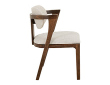 Modern Solid Wood Dining Chair with Upholstered Seat & Back – Walnut Finish | Alexandria VA Furniture Store