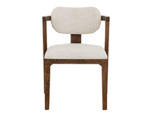 Modern Solid Wood Dining Chair with Upholstered Seat & Back – Walnut Finish | Alexandria VA Furniture Store
