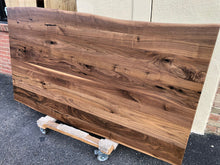 W155-7241 Live edge walnut wood dining table top 72" x 41"