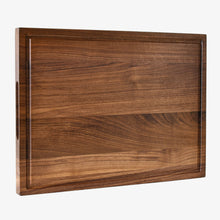Extra Large Walnut Wood Cutting Board for Kitchen, Carving Board, Reversible Wooden Chopping Board, Charcuterie Board, Cheese Board 20x16