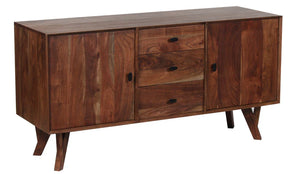 Modern Acacia Sideboard | Mid-Century Dining Room Buffet