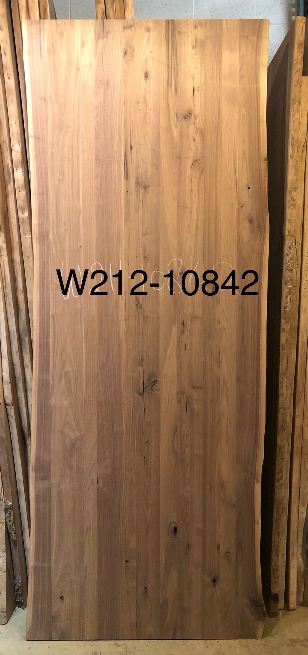 W212-10842 Live edge walnut wood 108x42