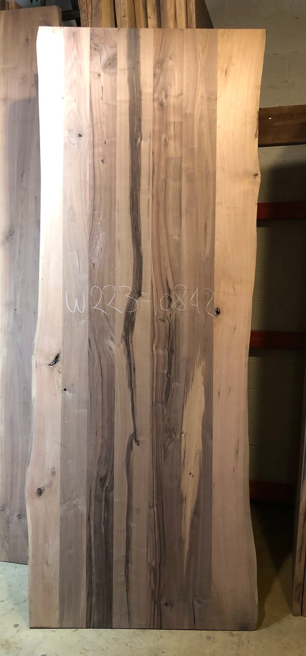 W223-10842 Live edge walnut wood 108x42