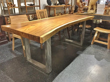 live edge wood slab table fairfax va