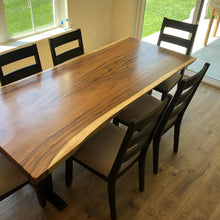Acacia wood dining table
