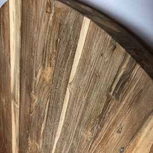 Reclaimed teak wood round table top 36"
