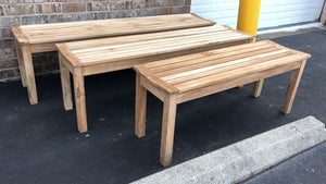 Teak Wood Outdoor Bench 59"