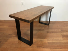 Custom Wood Table Bench Set