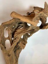 Teak wood free form floor standing art piece rare and one of a kind sculpture