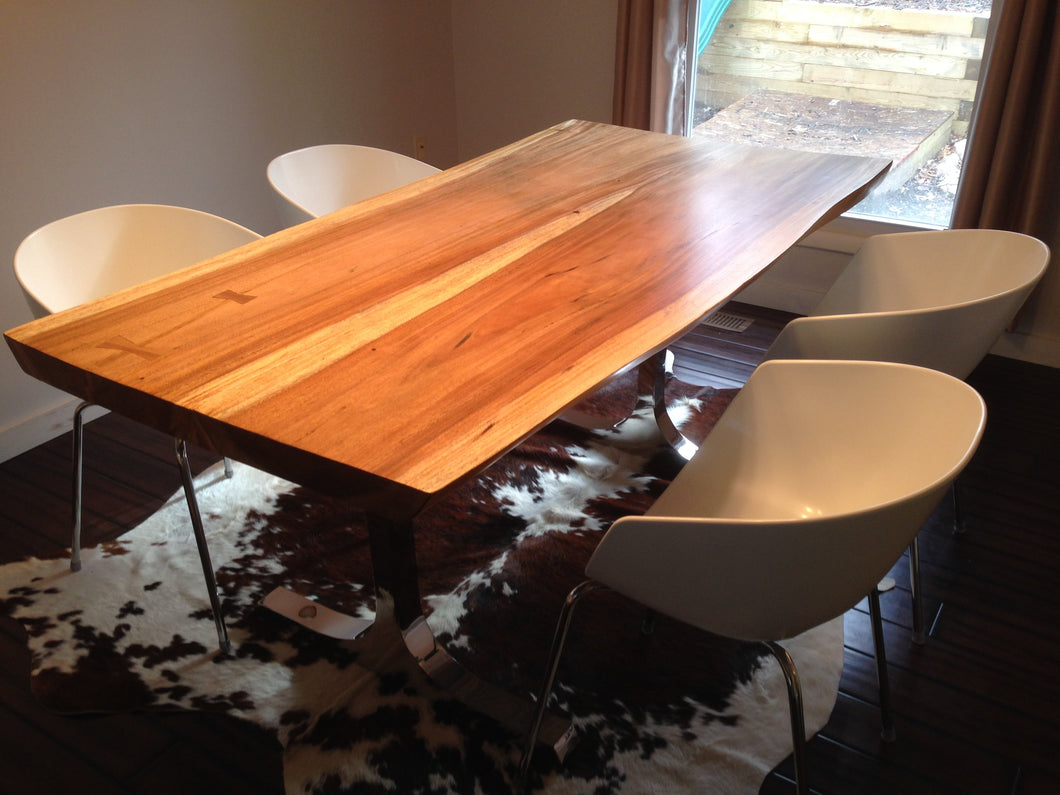 Solid Wood Mid Century Dining Table